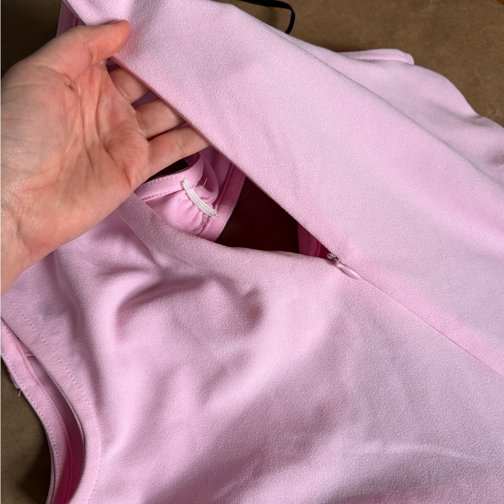 Forever 21 Light Pink Backless Cutout Rose-Accent Mini Dress - Picture 6 of 6